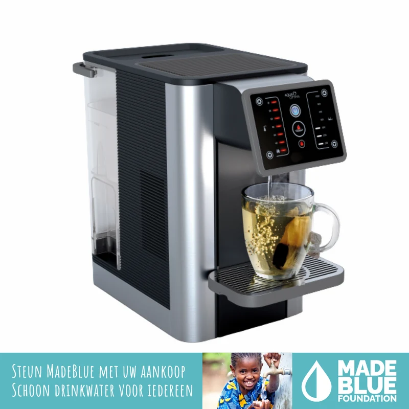 Aqua Optima Aurora 3-in-1 heet en koud water dispenser met filter - heet water dispenser, waterkoeler en waterfilterkan in 1! | In 30 seconden koud, warm & kokend gefilterd water