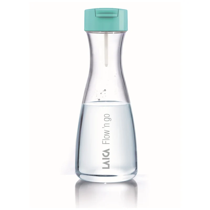 Laica waterfles flow'n go met 1 x fast disk waterfilter - filter terwijl u schenkt