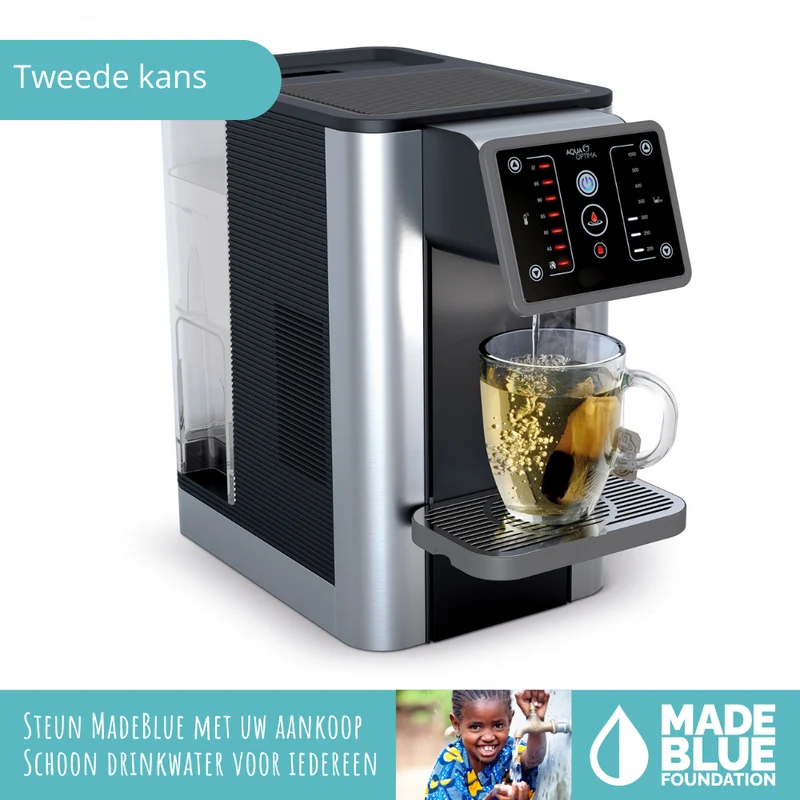 TWEEDE KANS Aqua Optima Aurora HOT ONLY: heetwaterdispenser met doseersysteem | filter verwijdert verontreinigingen en microplastics en verbetert de smaak | heetwatertap