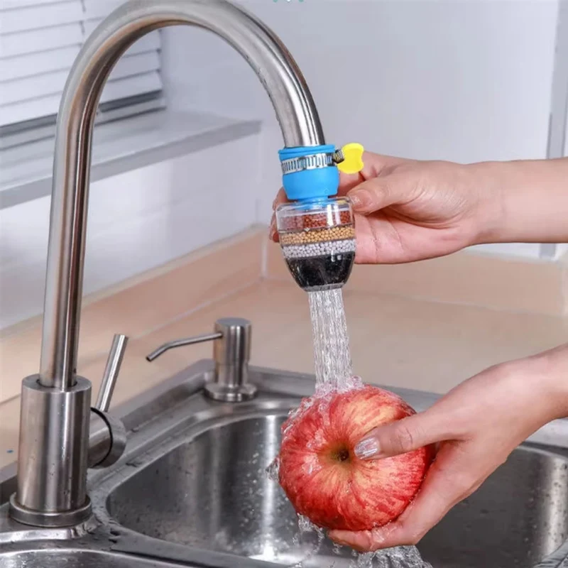 Waterfilter - 6-Laags Kraanopzetstuk met Actieve Kool