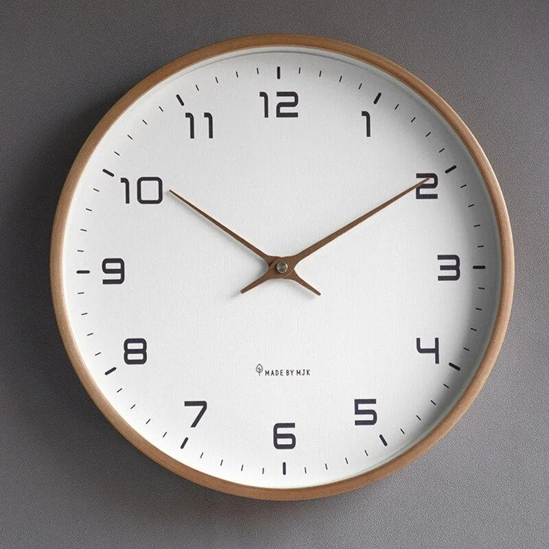 Houten Wandklok - Scandinavisch Design | Stil Mechanisme