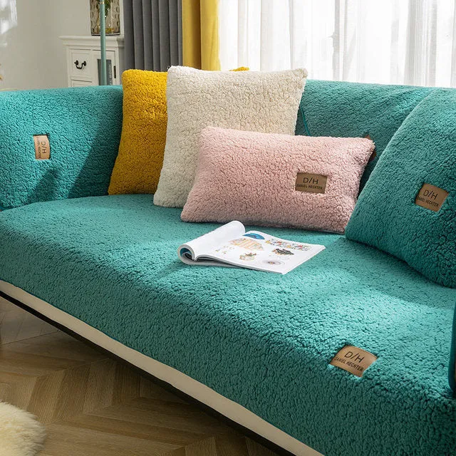 Luxe Pluche Antislip Bankhoes – Bescherm Je Sofa Comfortabel