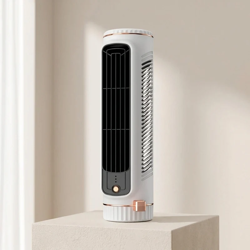 Draagbare Torenventilator Zonder Bladen – 360° Koeling & Stil
