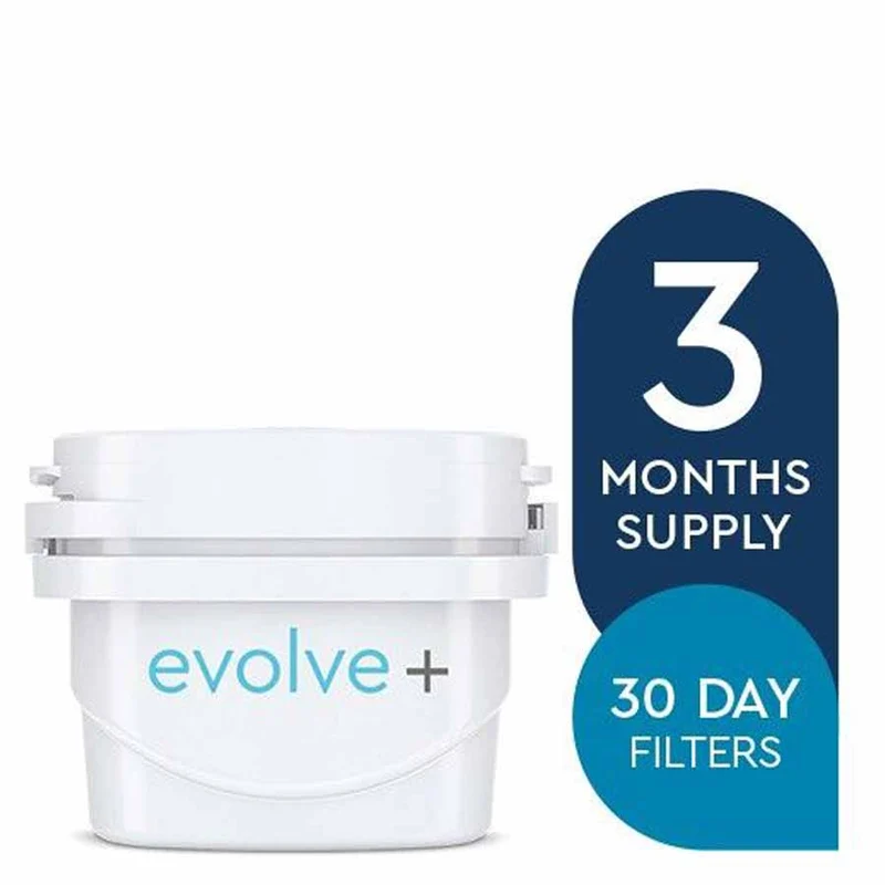 Aqua Optima Evolve+ single life waterfilter 3pack | 3 x 100 liter | Vervangingsfilter Aqua Optima, Brita® Maxtra®, Maxtra+®