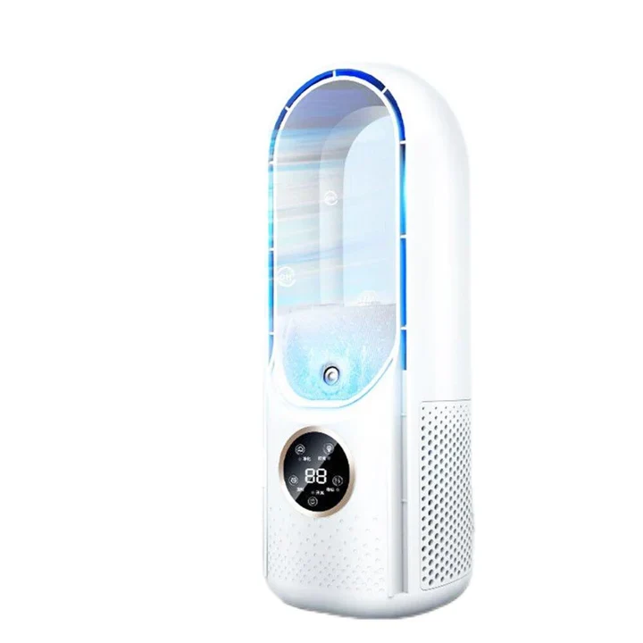 Stille ventilator - Bladloos Design met LED Display