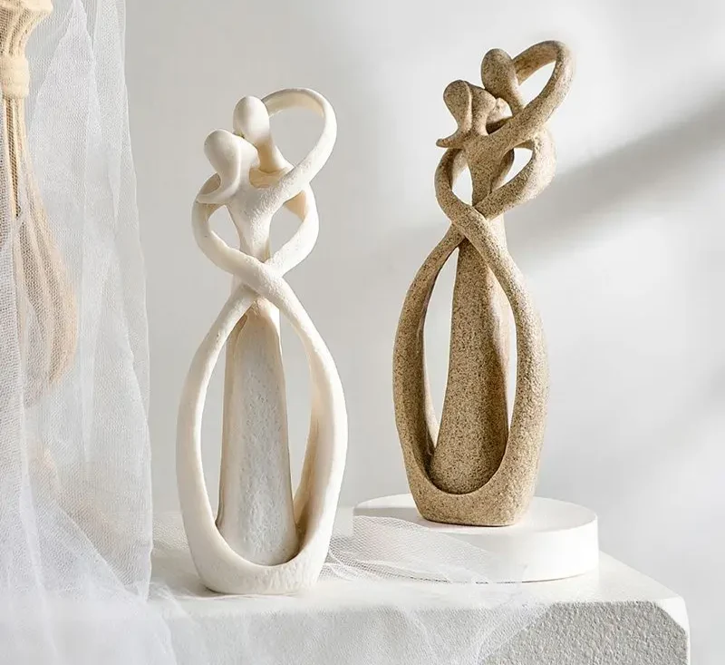 Abstract Beeldje: Eeuwige Liefde Home Decoratie