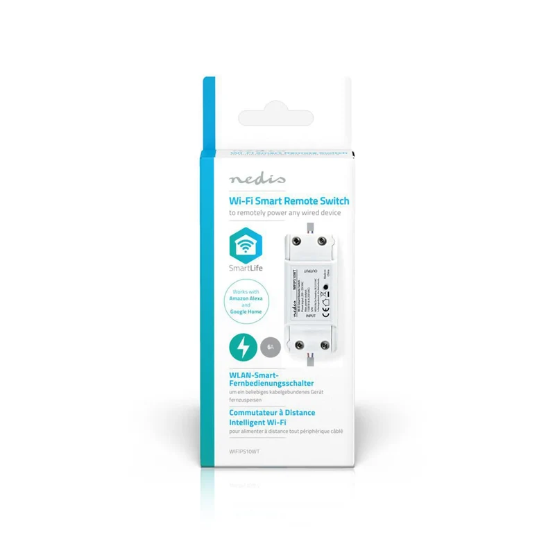 SmartLife inbouwmodule Wi-Fi - Schakelaar - 2400W