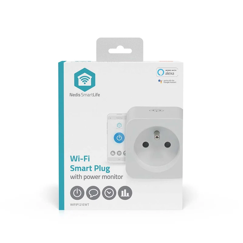 SmartLife Slimme Stekker Wi-Fi - IP21 - Energiemeter