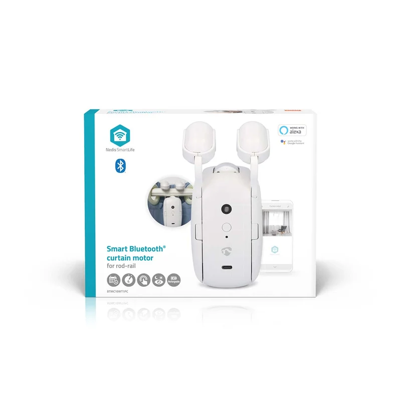 SmartLife Gordijnrobot Roede - Gordijnen - Batterij Gevoed / USB Gevoed