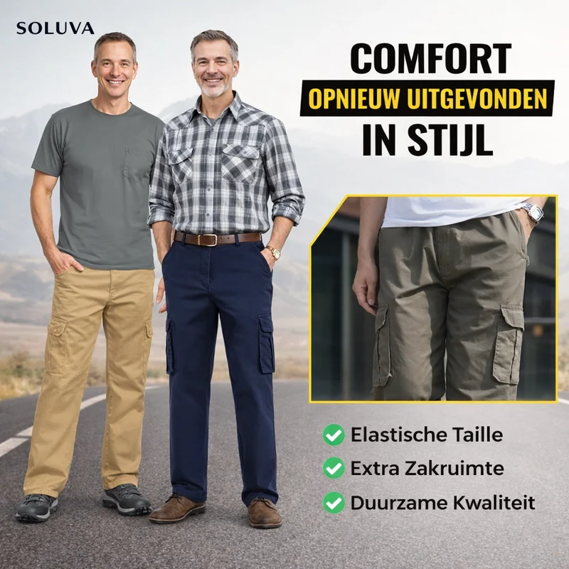 Airoflex - Comfortabele Cargo Broek - Lente Sale!
