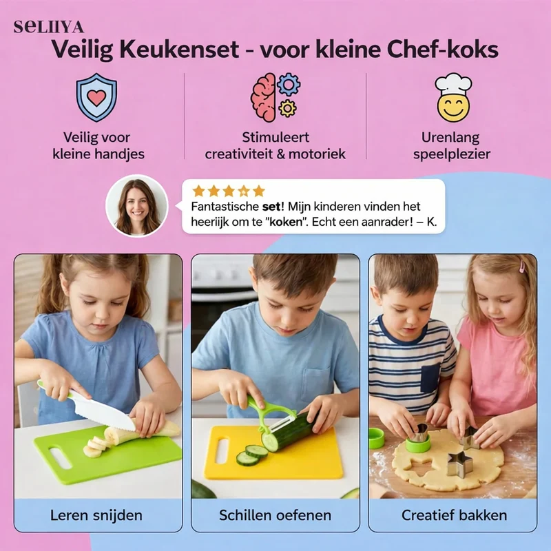 Veilige Keukenset - Voor Kleine Fijnproevers