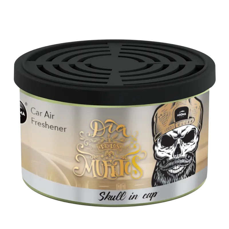 Aroma Car - Dia de los muertos - Skull in Cap Can