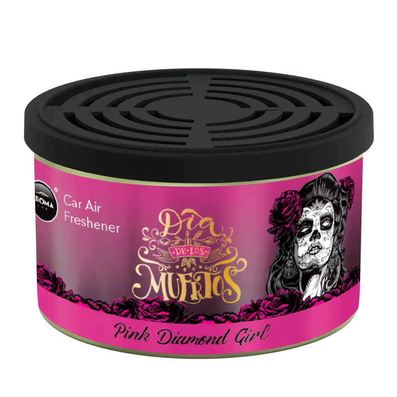 Aroma Car - Dia de los muertos - Diamond Girl Pink Can