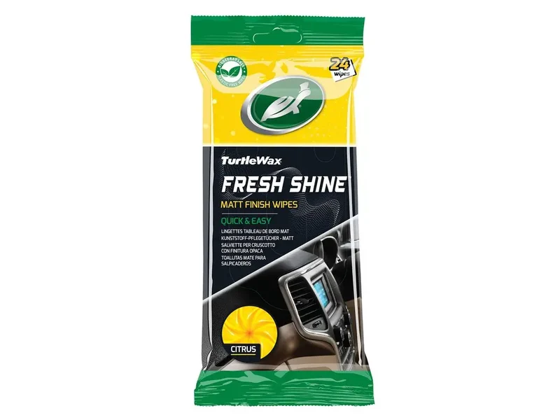 Turtle Wax Fresh Shine Matt Interieurreiniger doekjes 24 stuks