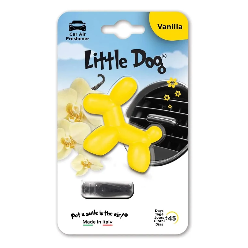 Little Dog Luchtverfrisser - Vanille (Vent Clip)