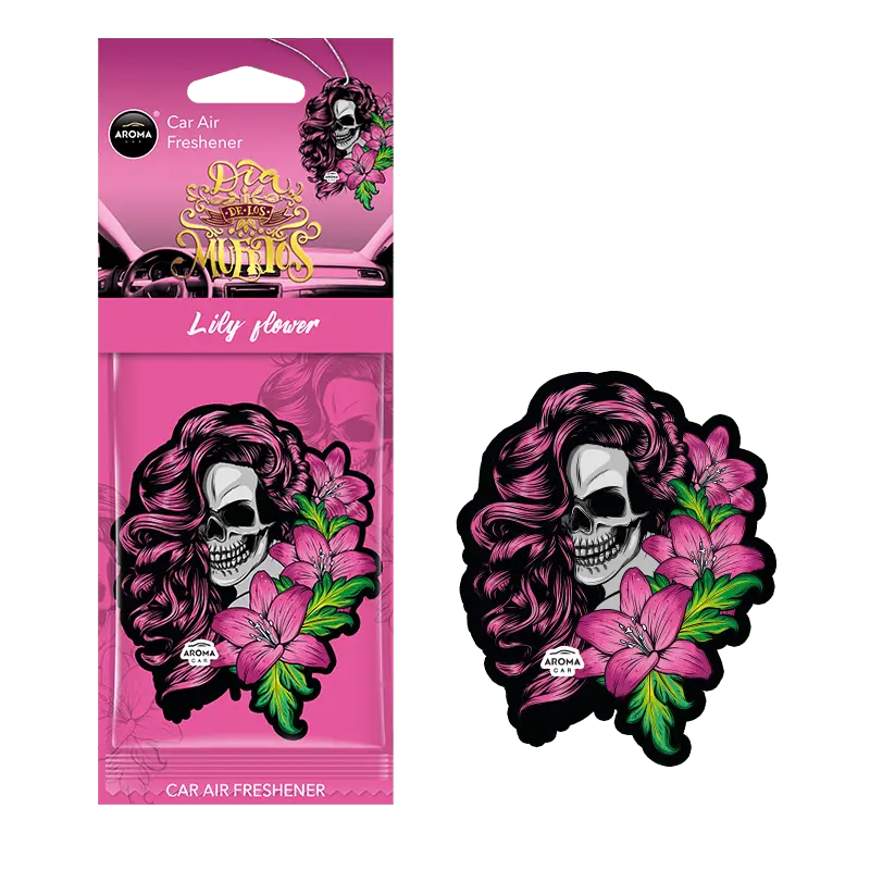 Aroma Car - Dia De Los Muertos - Lily Flower