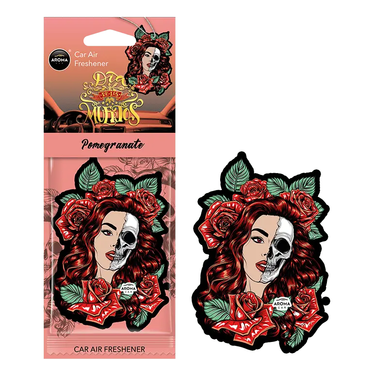 Aroma Car -Dia De Los Muertos - Pomegranate