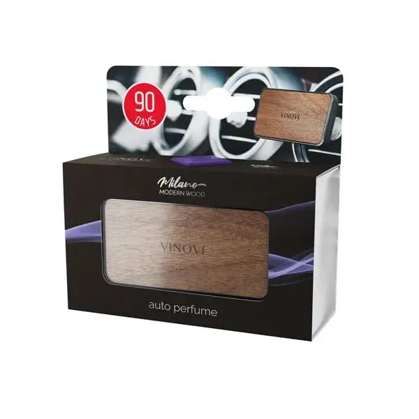 Vinove Starterkit Luxe auto parfum - Prestige Wood Line Milano