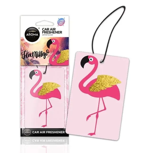Aroma Car - Animals Flamingo
