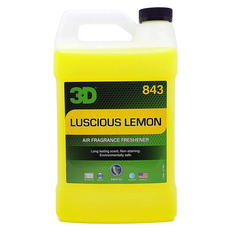 3D Lucious Lemon Scent Air Freshener Navulling - Gallon