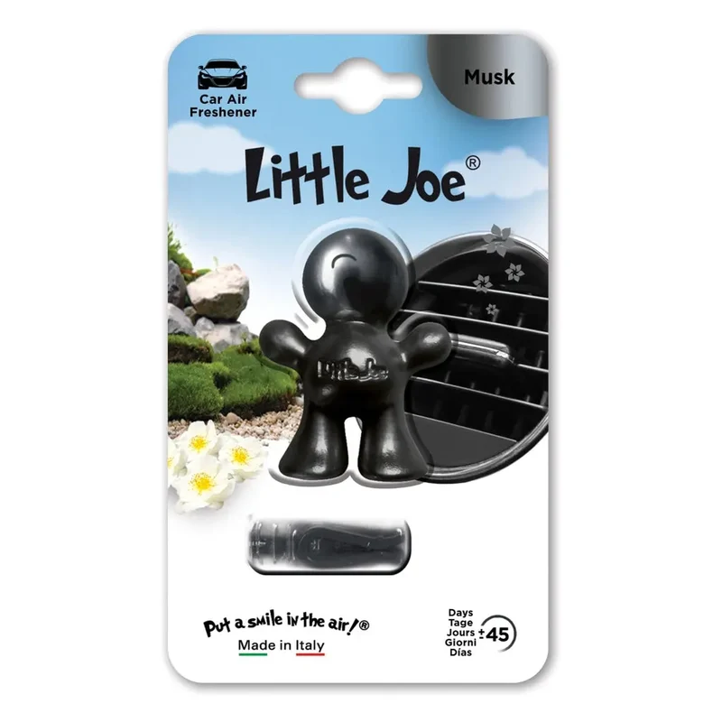 Little Joe luchtverfrisser - Metallic Silver - Musk (Vent Clip)