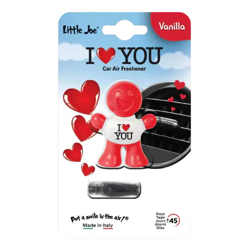 Little Joe luchtverfrisser - Vanille I Love You! (Vent Clip)