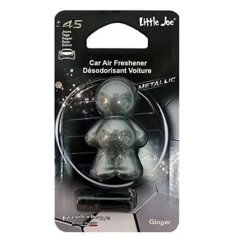 Little Joe luchtverfrisser - Metallic Silver - Ginger (Vent Clip)