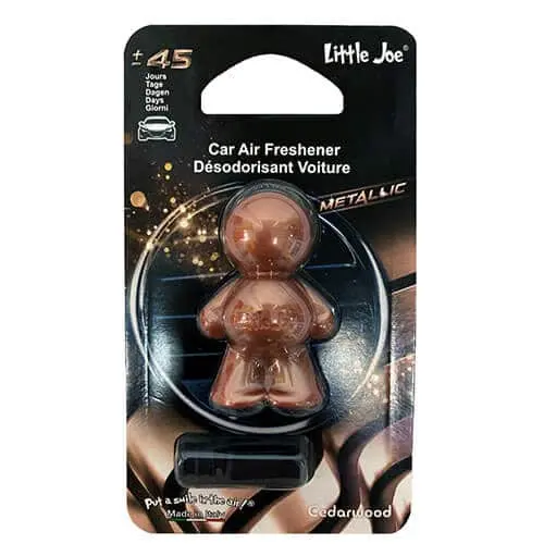 Little Joe luchtverfrisser - Metallic Bronze - Cedarwood (Vent Clip)