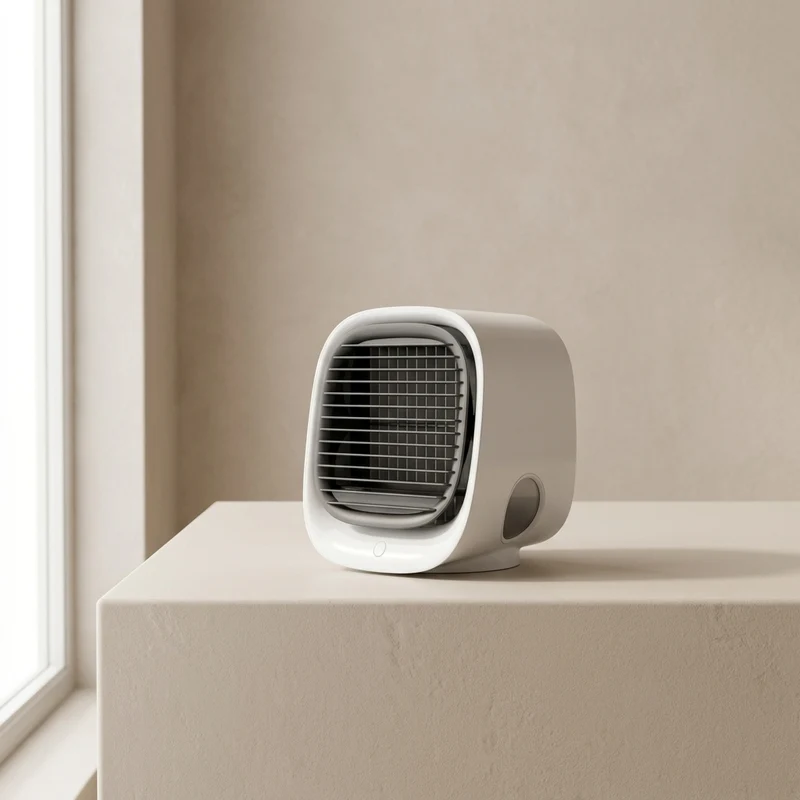 Compacte Draagbare Persoonlijke Koeler met USB – Ideaal voor Thuis & Kantoor
