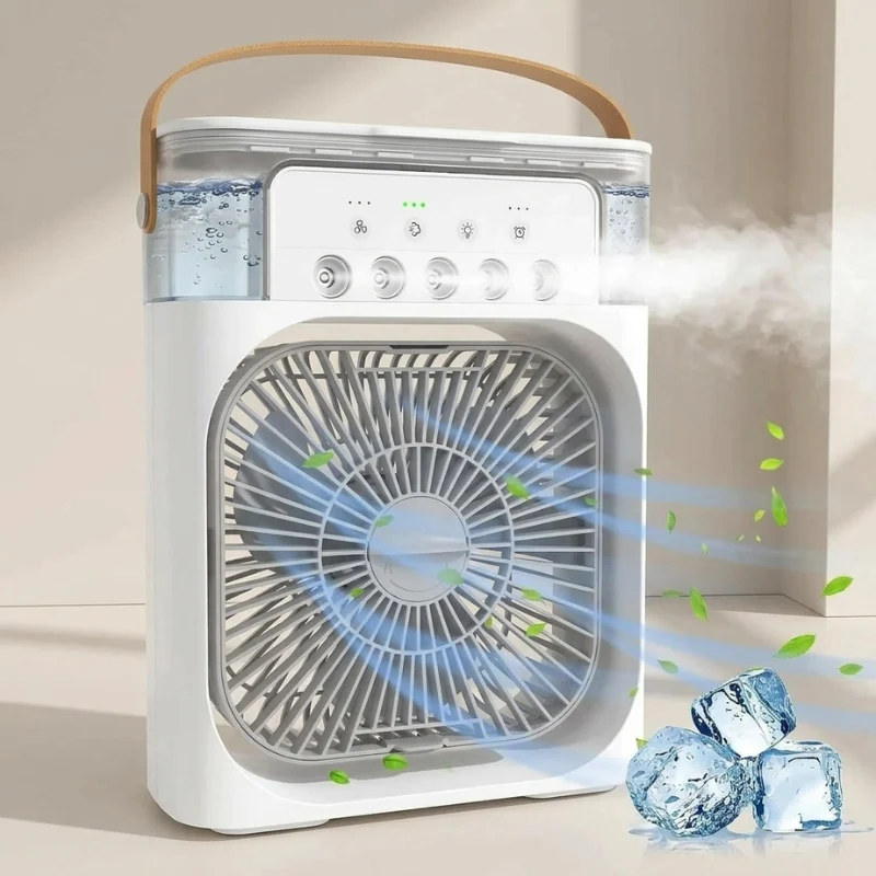 Draagbare USB Desktop Ventilator - Krachtige Luchtkoeling & Circulatie