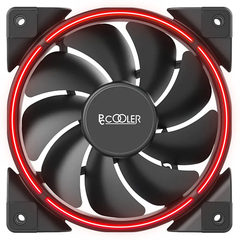 PCCOOLER Corona Rot Lüfter