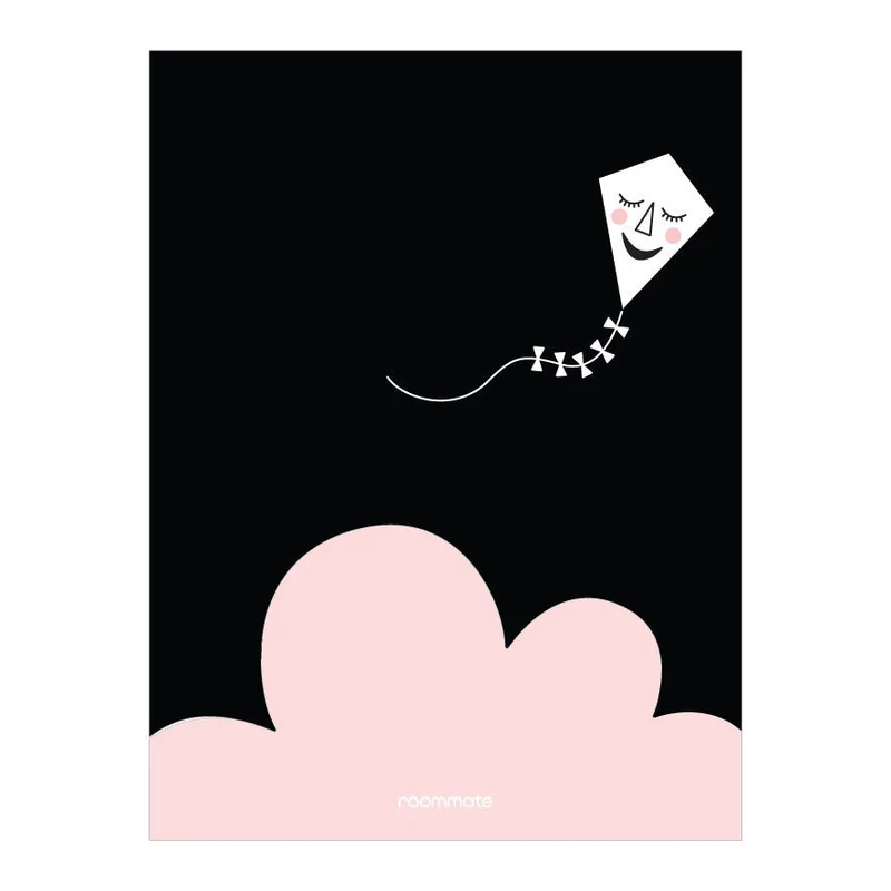 Roommate Wanddecoratie Kite In The Night