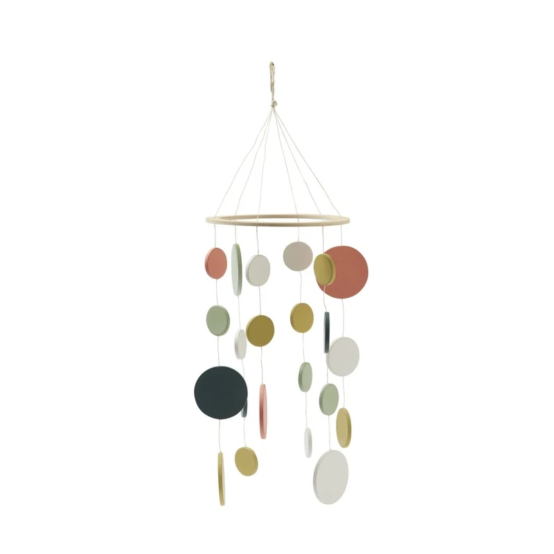Kid's Concept Baby Mobiel Hout Groen 45cm