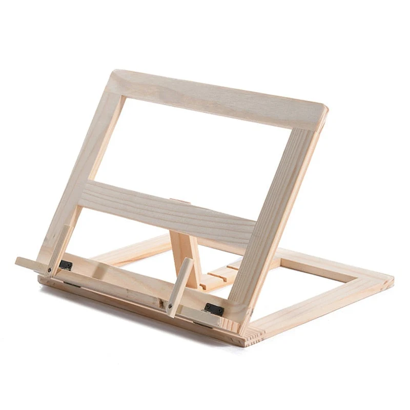 Boekenstandaard Hout - Multi-Apparaat Houder Design