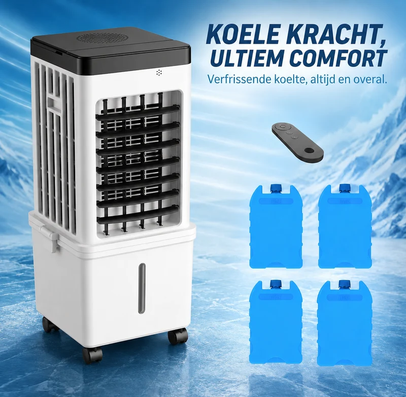 Draagbare Raamloze Airconditioner | Directe Koelte