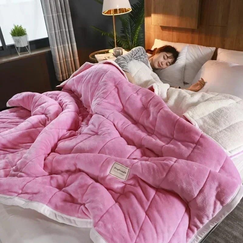 Koraal Fleece Deken | Warm & Comfortabel | Herfst Winter