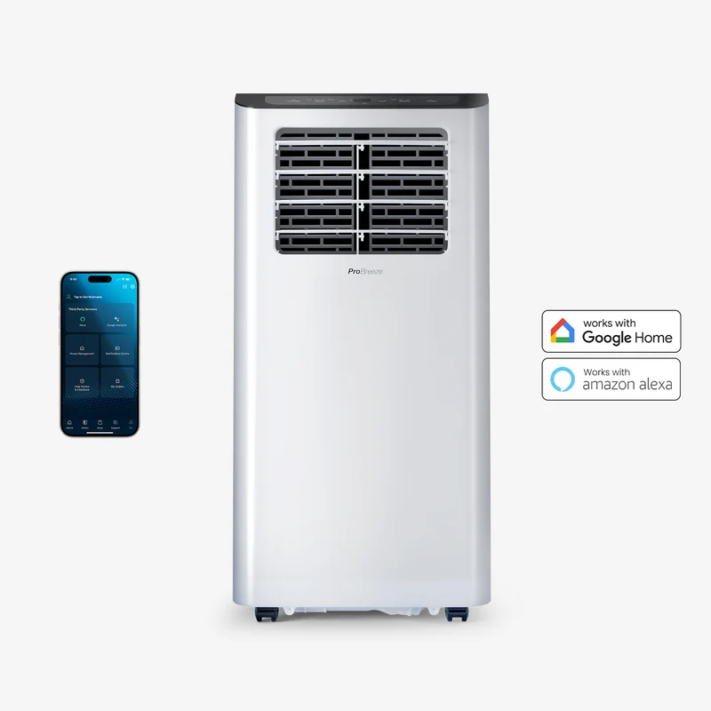14,000 BTU 3-in-1 Portable Air Conditioner with Dehumidification Function - Smart Wifi App