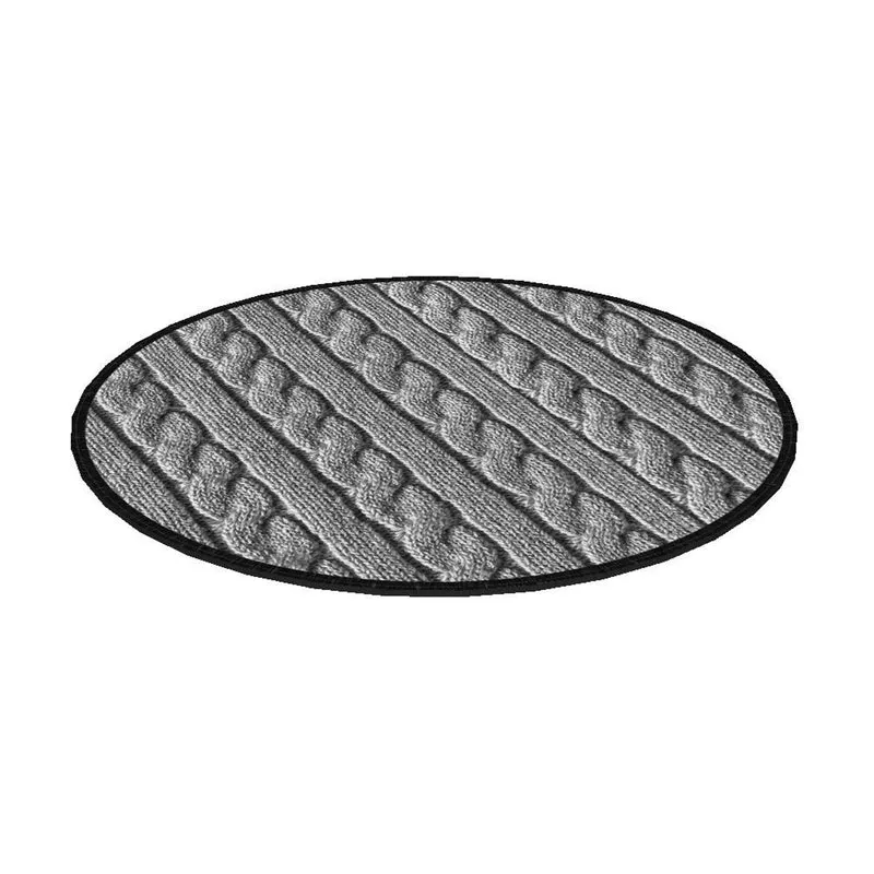 Coussin de chaise Bertoni, décoratif, feutre, 35 cm, écossais, EE0064