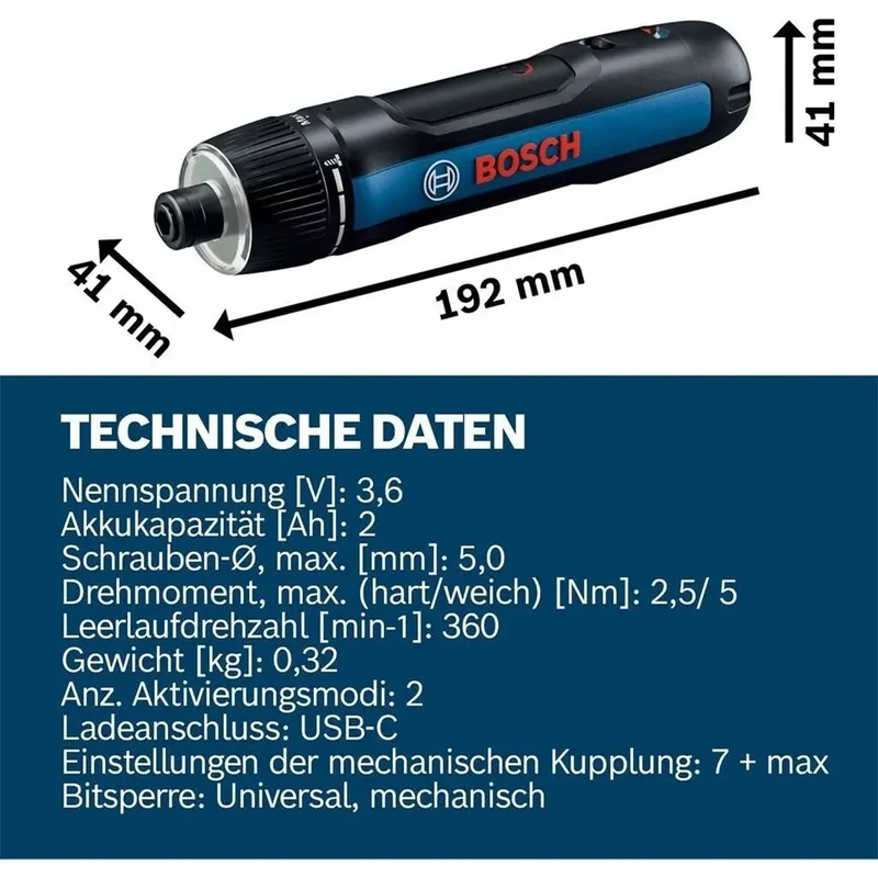 Bosch Go Professional Akku-Schrauber