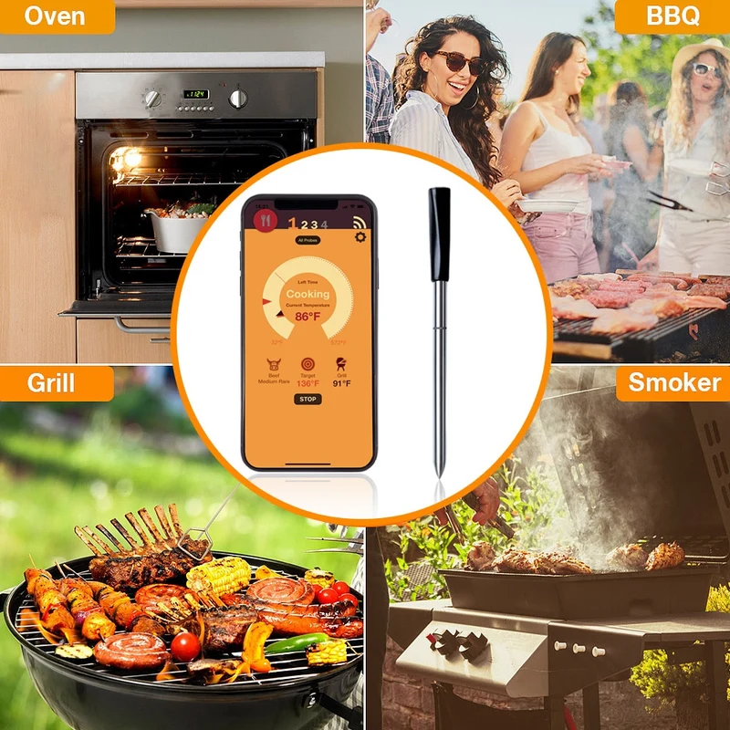 ThermoHeat™️ - Draadloze Bluetooth Thermometer