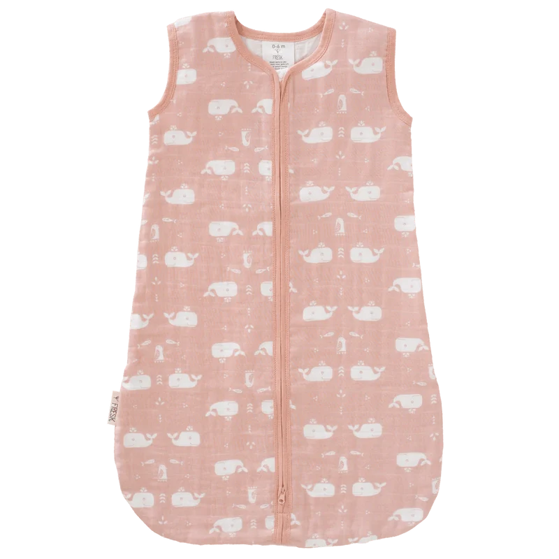 Fresk Slaapzak Baby Whale Mellow Rose