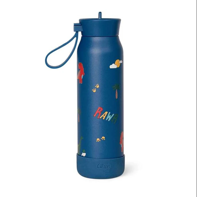 Citron Thermische Drinkfles 350ml | Blue Dino