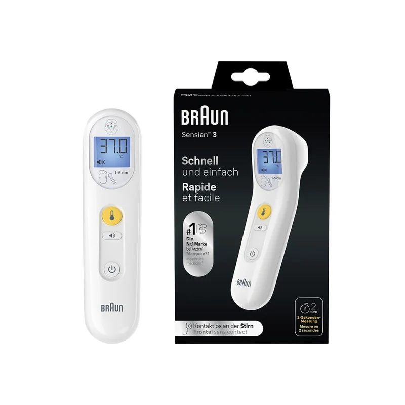 Braun Thermometer Sensian 3 White