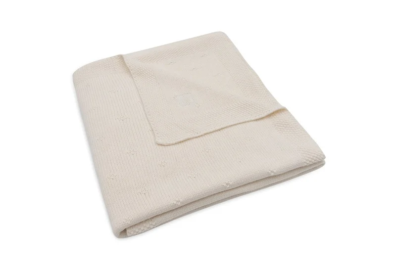 Jollein Ledikantdeken Cosy Knit Ivory 100 X 150 Cm