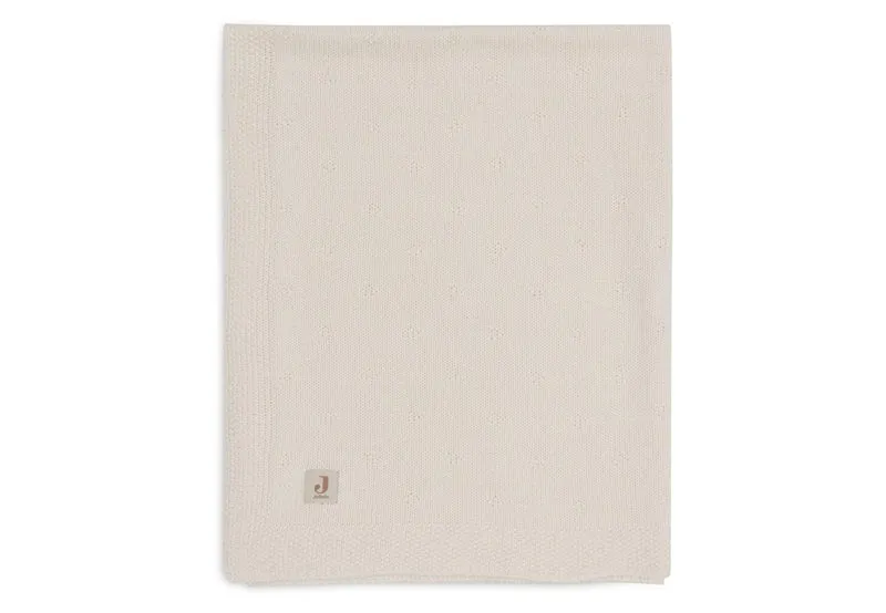 Jollein Wiegdeken Cosy Knit Ivory 75 X 100 Cm