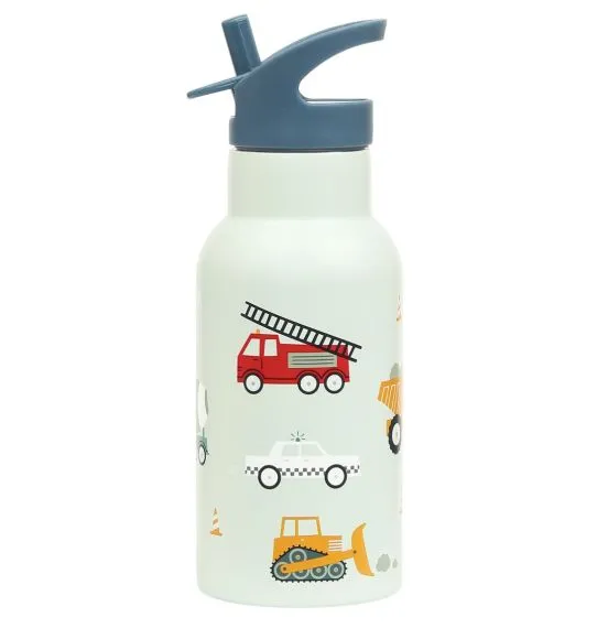 A Little Lovely Company RVS Drinkfles 350ml | Voertuigen