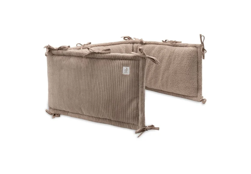 Jollein Boxbumper Cloudy Rib/ Milky Coffee 180X30Cm