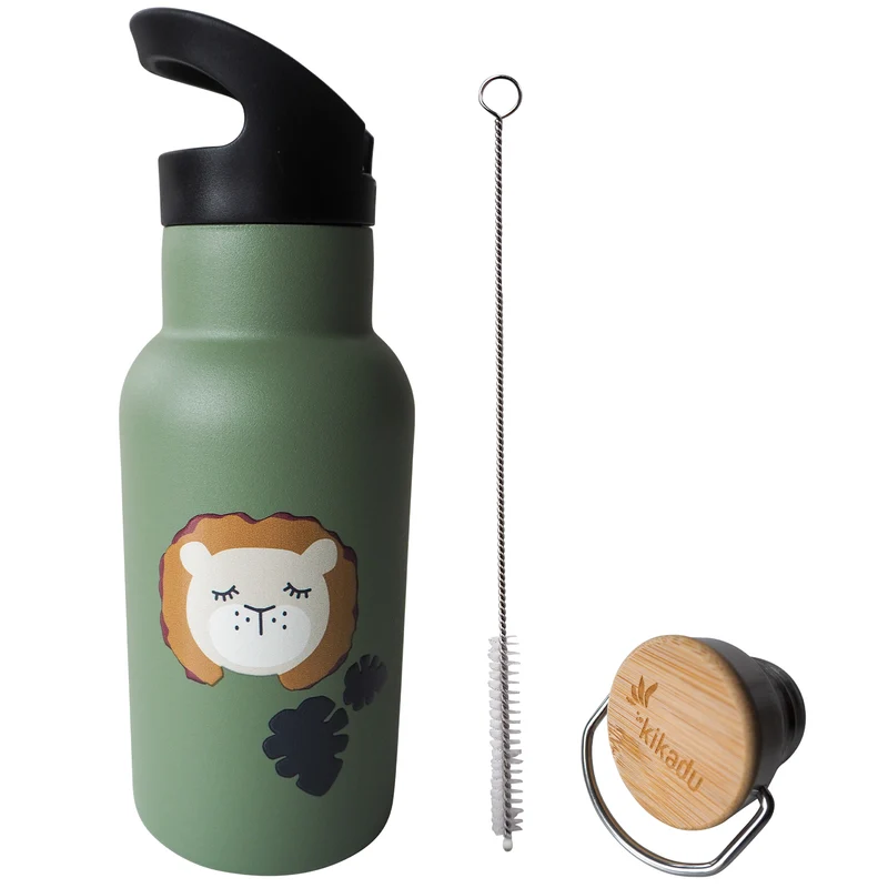 * Kikadu Drinkfles | Lion Olive