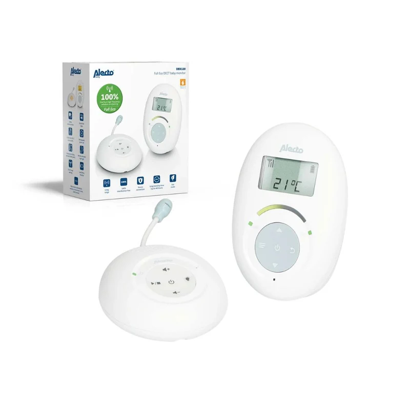 Alecto Audiobabyfoon DBX120 Wit