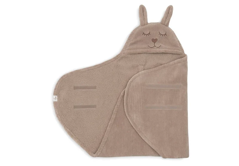 Jollein Wikkeldeken Baby Bunny Cloudy Rib/ Milky Coffee